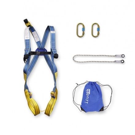 Testheveder szett Irudek Sekuralt Roque Nublo light plus 2 + 981 karabiner 10150 statikus 