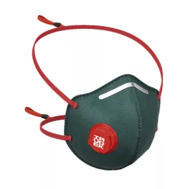 Maszk Irudek 414 SLov FFP2 szelepes, zöld, universal