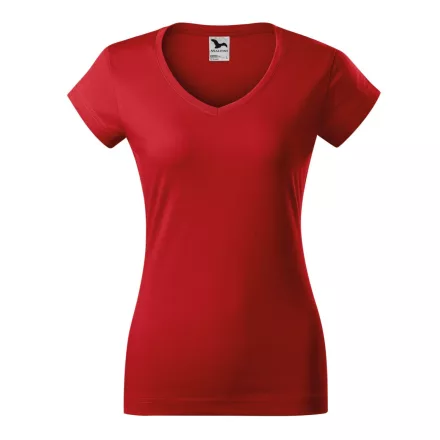 MALFINI® Fit V-neck Póló női