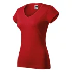 MALFINI® Fit V-neck Póló női