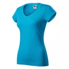 MALFINI® Fit V-neck Póló női