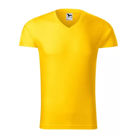 MALFINI® Slim Fit V-neck Póló férfi