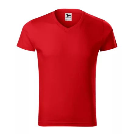 MALFINI® Slim Fit V-neck Póló férfi