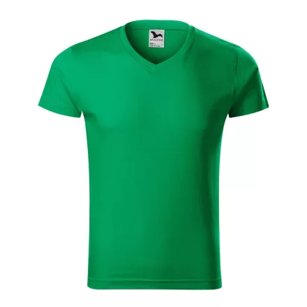 MALFINI® Slim Fit V-neck Póló férfi