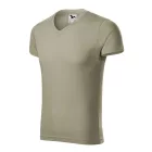 MALFINI® Slim Fit V-neck Póló férfi