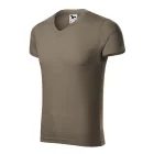 MALFINI® Slim Fit V-neck Póló férfi