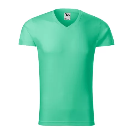 MALFINI® Slim Fit V-neck Póló férfi