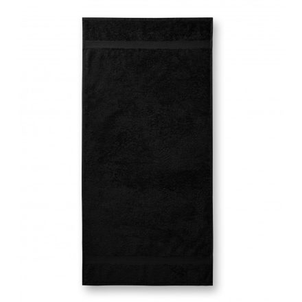 Malfini  terry bath towel fürdőlepedő unisex fekete 