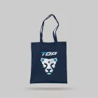 Vászontáska top logózott, navy