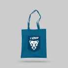 Vászontáska top logózott, türkiz