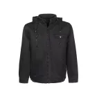 Kabát bélelt, 4 külső zseb (100%pamut) top elite bergen, fekete