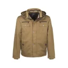 Kabát bélelt, 6 külső zseb (100%pamut) top elite lenox, teve barna