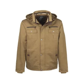 Kabát bélelt, 6 külső zseb (100%pamut) top elite lenox, teve barna