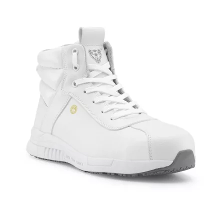 Védőbakancs o2 esd src mikrofiber felsőrész, eva/gumi talp, fehér