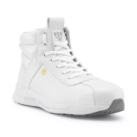 Védőbakancs s3 esd src mikrofiber felsőrész, eva/gumi talp, fehér