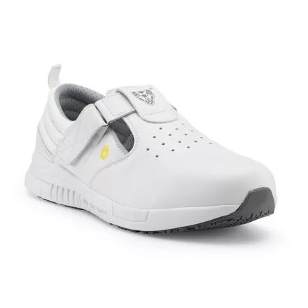 Védőszandál o1 esd src mikrofiber felsőrész, eva/gumi talp, fehér