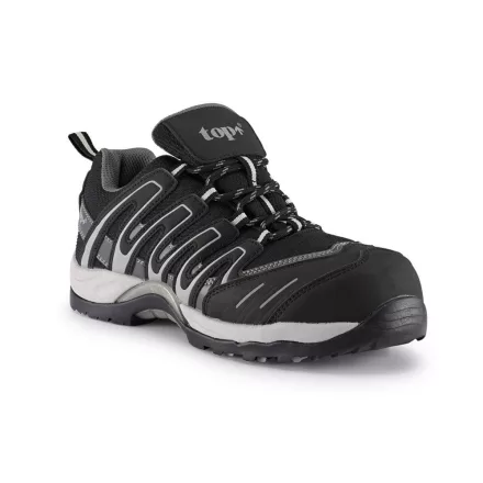 Védőfélcipő s1p esd src eva-gumi talppal, kompozit orrmerevítő, fekete/királykék