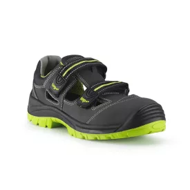 Védőszandál s1p src kompozit orrmerevítő kevlár top buffalo sandal, fekete