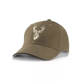 Sapka (szarvas hímzéssel) khaki/fekete