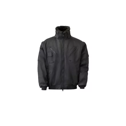 Pilóta dzseki kivehető bélés 4:1 (60%pamut) top falcon, fekete