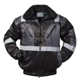 Pilóta dzseki 4:1 (60%pamut) top falcon 2 rf, fekete/szürke