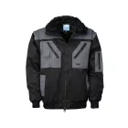 Pilóta dzseki kivehető bélés 4:1 (60%pamut) top falcon 2, fehér/szürke