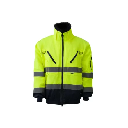 Pilóta dzseki 4:1 (55%pamut) top falcon fluo, fluo sárga/sötétkék