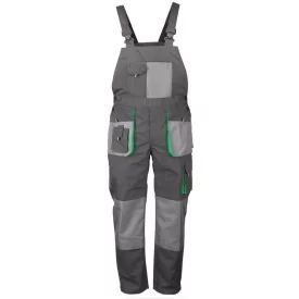 Nadrág kantáros (65%poliészter) top green bibpants, szürke