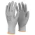 Védőkesztyű pu mártott kevertszálas vágásbiztos top grey, szürke