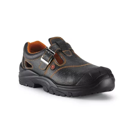 Szandál src narancs bélés top manila o1, fekete