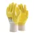 Védőkesztyű nitril mártott pamut 3/4-ig top n-34y, sárga/fehér