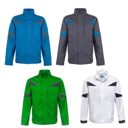 Munkakabát állítható mandzsetta/derék (65%poliészter) top nova, zöld