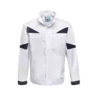 Munkakabát állítható mandzsetta/derék (65%poliészter) top nova, fehér