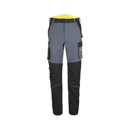 Top phoenix co2d p derekas nadrág, black/grey/fluo yellow