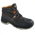 Munkavédelmi bakancs s1p acél orrmerevítő/talplemez top protect mid, fekete
