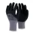 Kesztyű nylon, homokszemcsés nitrilhabba mártott, top sns-2, fekete/szürke