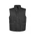 Top vest basic bélelt mellény, 80% poliészter, 20% pamut, multifunkciós zsebek, fekete