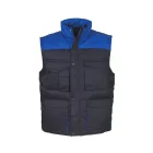 Top vet thunder bélelt mellény, 80% poliészter, 20% pamut, multifunkciós zsebek, sötétkék