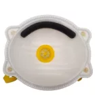 Maszk ffp2 szelepes top vic821v, fehér/sárga