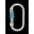 Karabinder irudek steelsafe 981