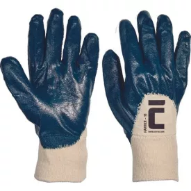 Harrier kék mártott nitril kesztyű