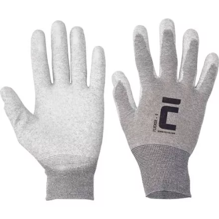 Flicker kötött nylon, tenyér pu, antiszt