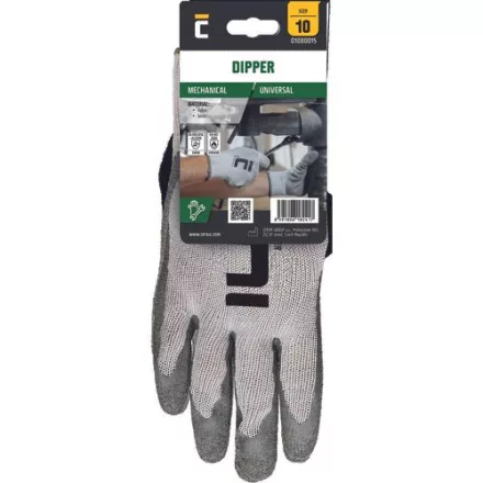 Dipper védőkesztyű latex akasztófüllel