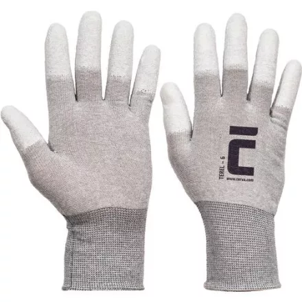 Terel kesztyű kötött nylon, antisztatiku
