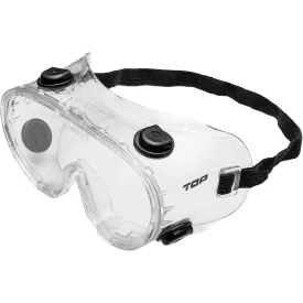 Védőszemüveg saválló állítható gumipánt top fly (sc-423), víztiszta