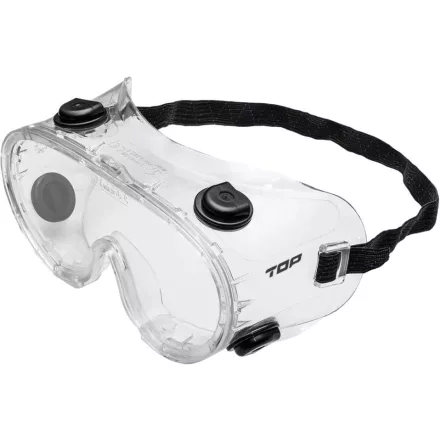 Védőszemüveg saválló állítható gumipánt top fly (sc-423), víztiszta
