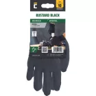 Bustard blackpamutkesztyű fekete+pvc pöt