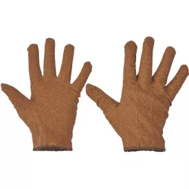 Egret kesztyű - barna vinyl