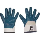 Ruff nitrilre félig mártott kesztyű szil