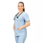 Top medora női orvosi felső fekete